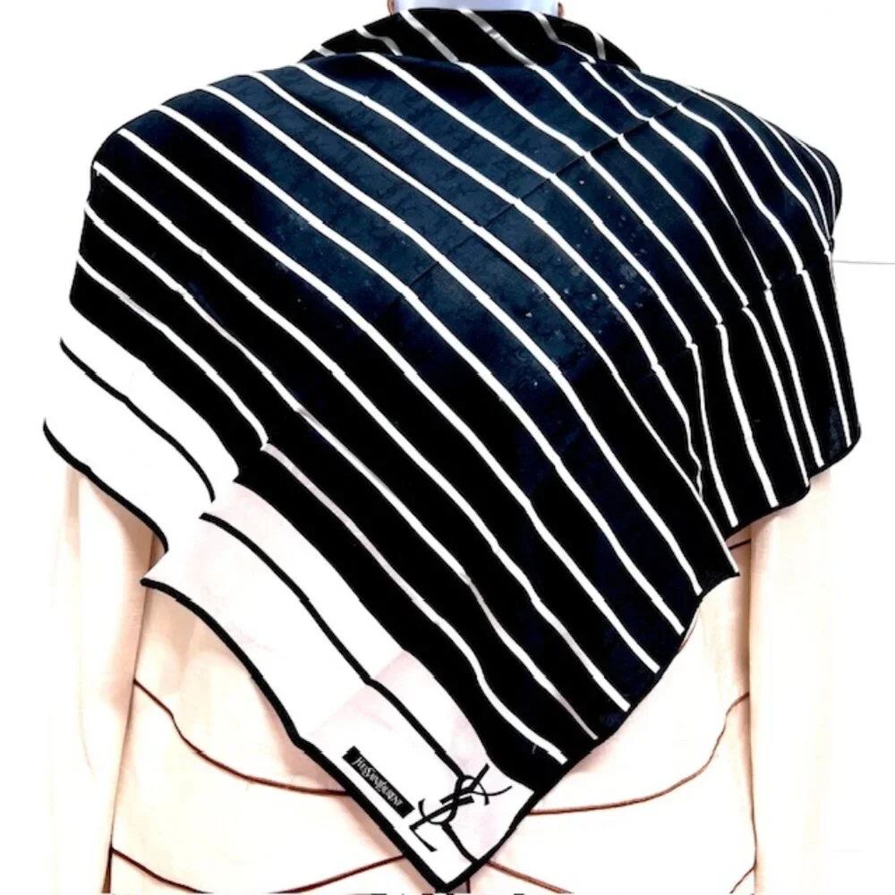 BUNDLE 4: YSL-JIM THOMPSON-CALVIN K-KAWAURA Scarf/Handker Cotton/Silk 23